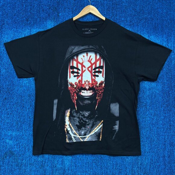 Sleep Token Take Me Back to Eden New Era Mask Metal Tee XL - Picture 1 of 4
